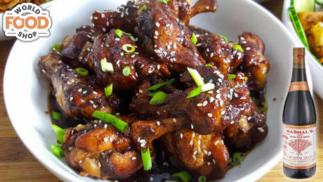 Sticky Soy & Ginger Chicken with Habhals Kicap Manis