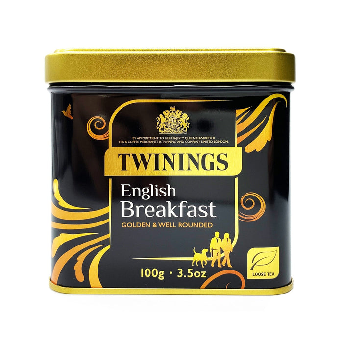 Twinings English Breakfast Loose Tin 100G (Case of 6)