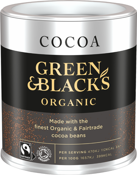 Green & Blacks Organic Cocoa 125G (Case of 6)