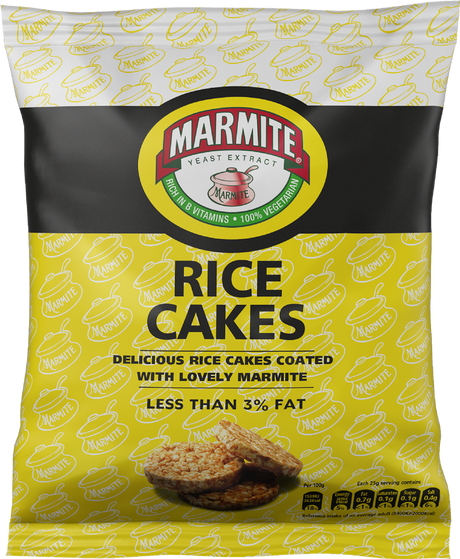 Marmite Mini Rice Cakes 25G (Case of 12)