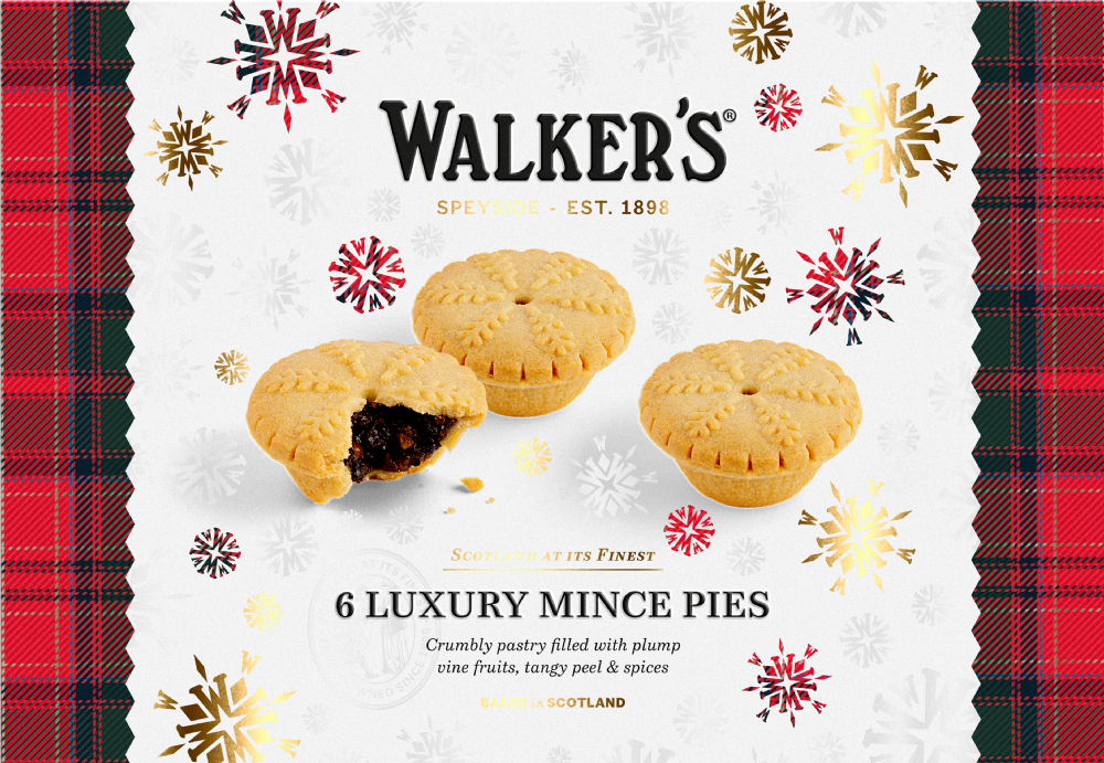 Walker's 6 Luxury Mince Pies 372G