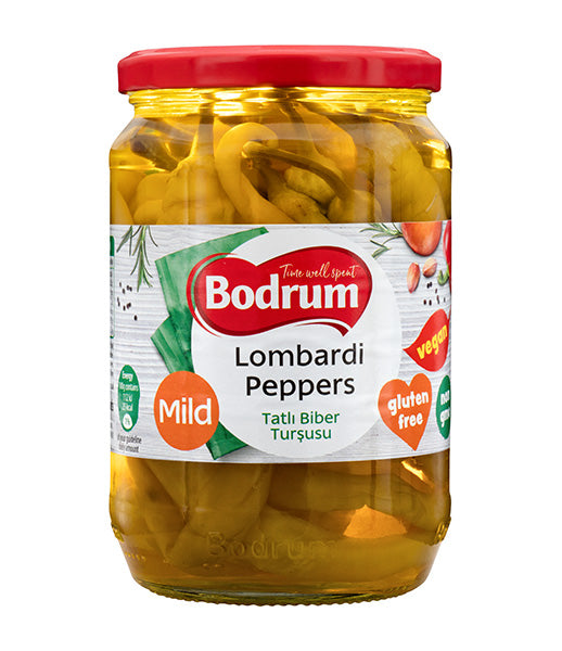 Bodrum Mild Pepper Pickles (Lombardi) 610G