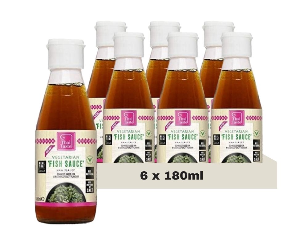 Thai Taste Vegetarian Fish Sauce (Nam Pla Jey) 180Ml (Case of 6)