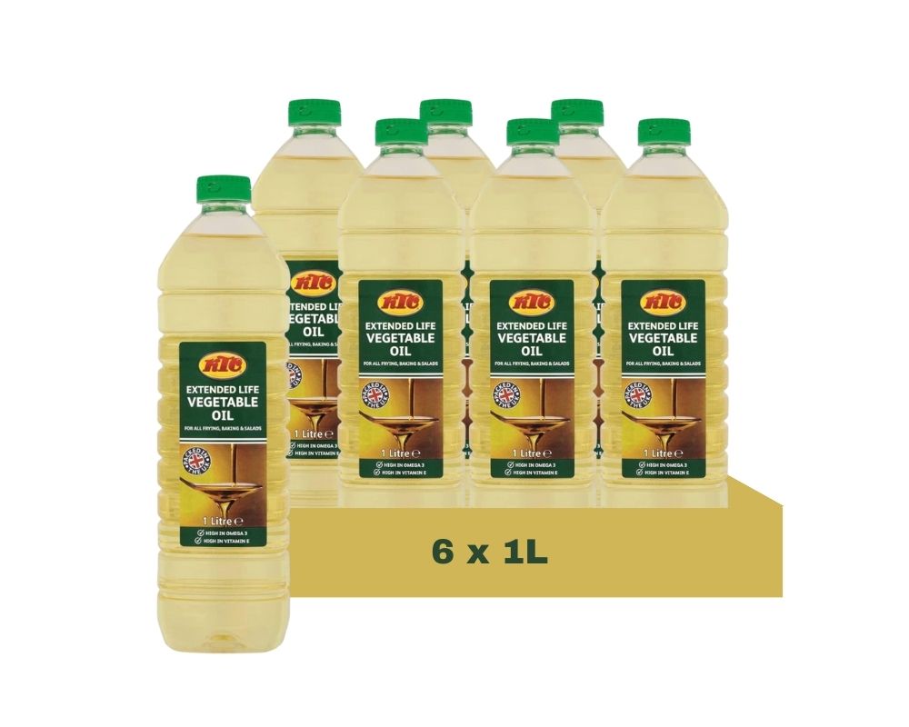 KTC Vegetable Oil 1L (Case of 6)