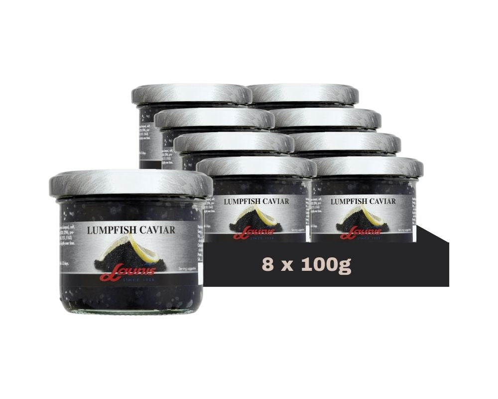 Lykkeberg Launis Black Lumpfish Caviar 100G (Case of 8)