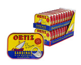 Ortiz Sardines A La Antigua In Olive Oil Tin 140G (Case of 20)