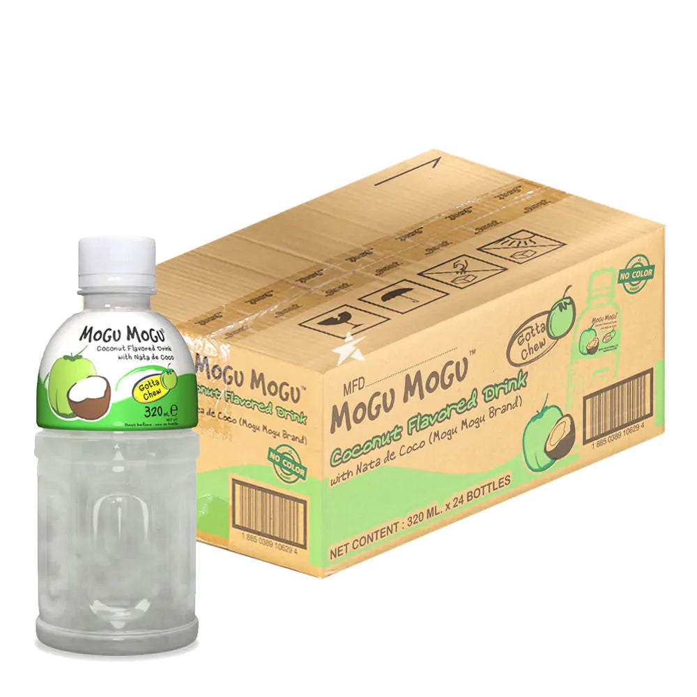 Mogu Mogu Drink With Nata De Coco Coconut Flavour 320Ml (Case of 24)