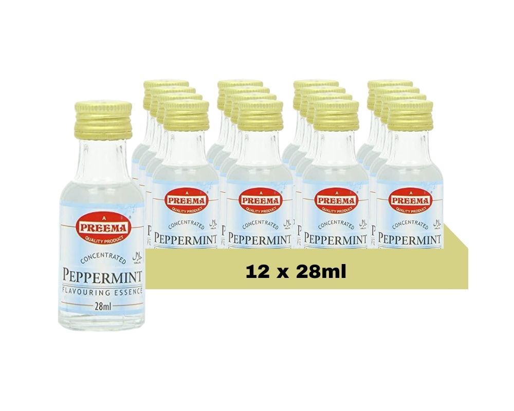 Preema Peppermint Flavouring Essence 28ML (Case of 12)