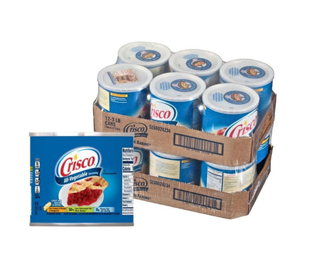 Crisco All Vegetable Shortening 16OZ (Case of 12)