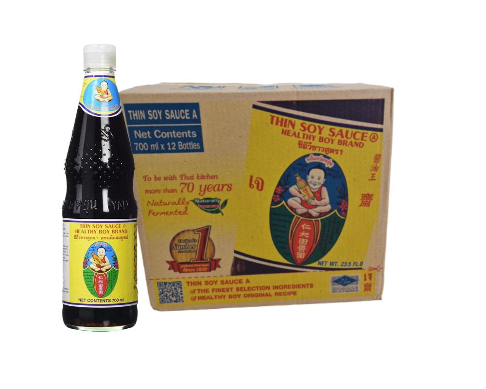 Healthy Boy Thin Soy Sauce No.1 700Ml (Case of 12)