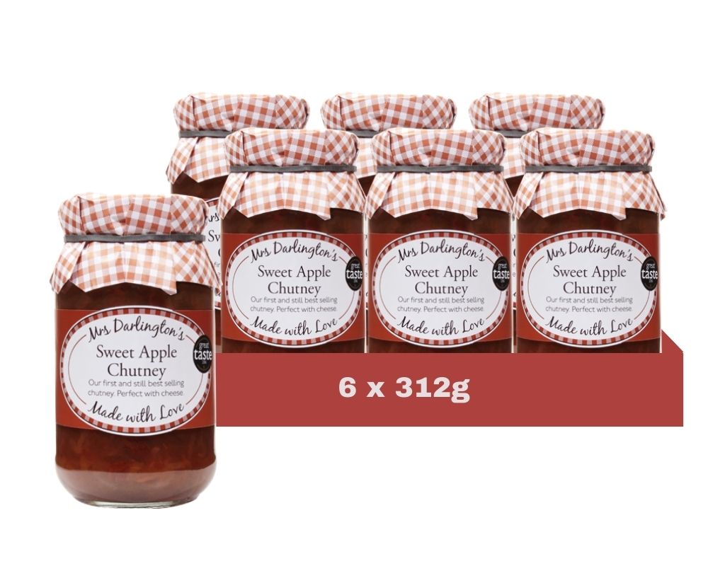 Mrs Darlington's Sweet Apple Chutney 312G (Case of 6)