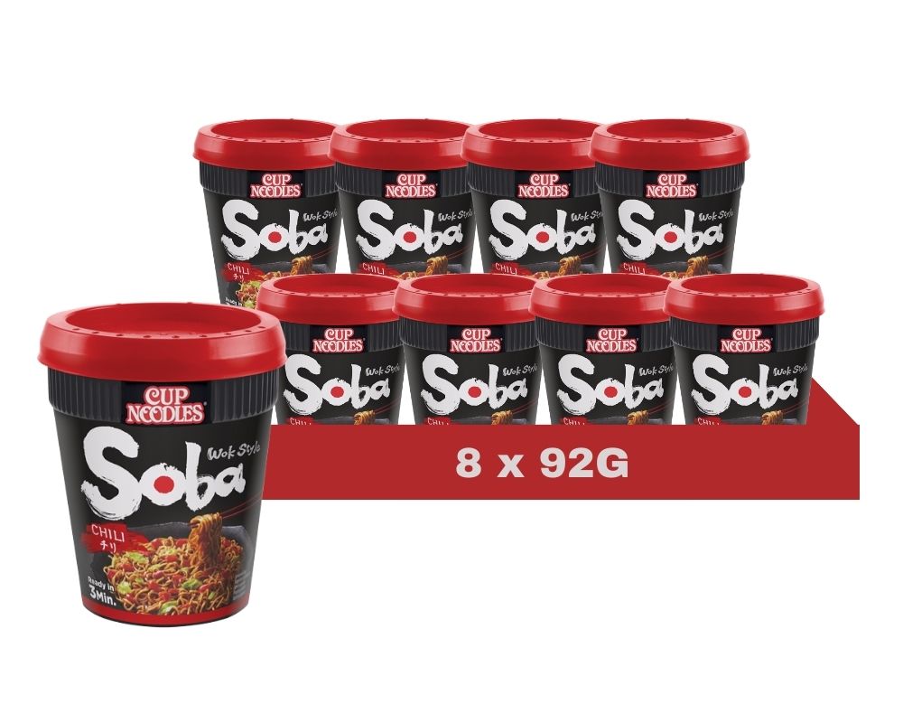 Nissin Soba Cup Chilli 92G (Case of 8)