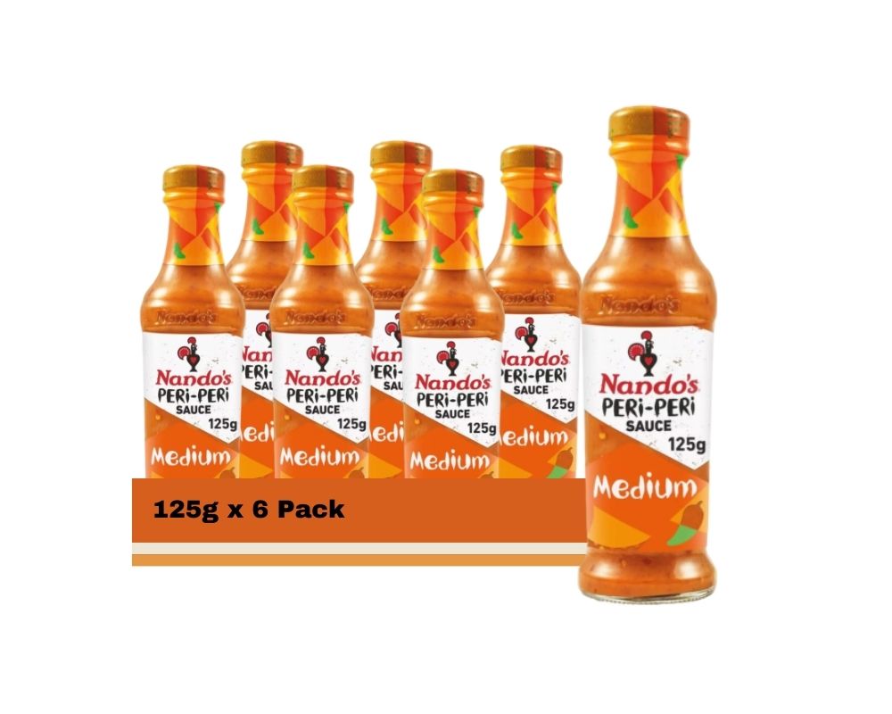 Nandos Medium Peri-Peri Sauce 125G (Case of 6)