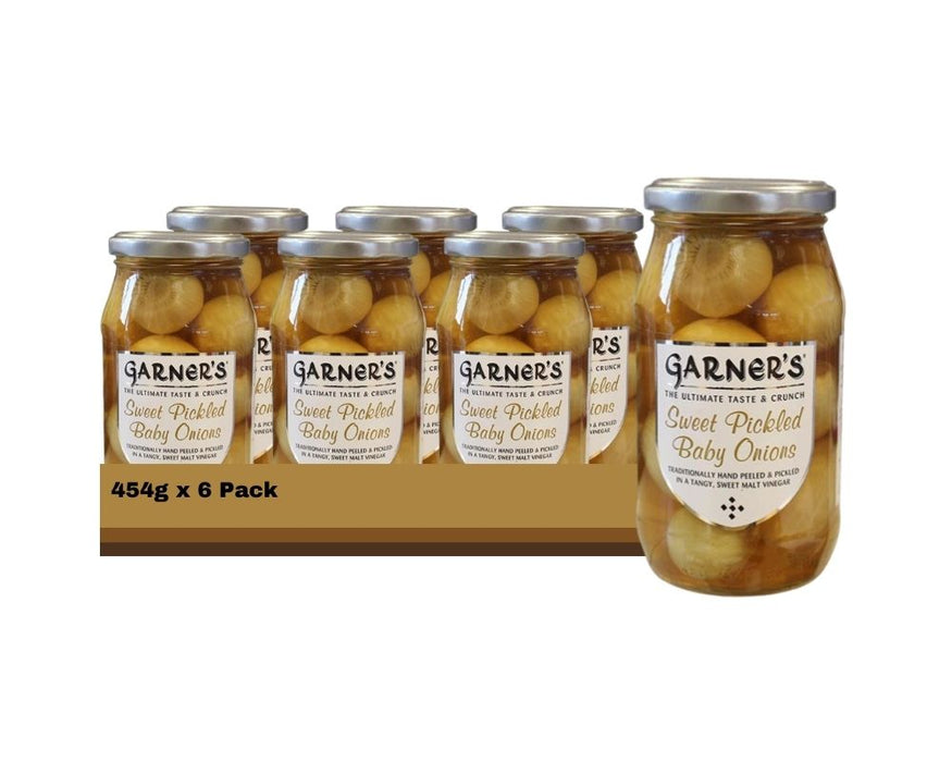 Garner's Sweet Pickled Baby Onions 454G (Case of 6)