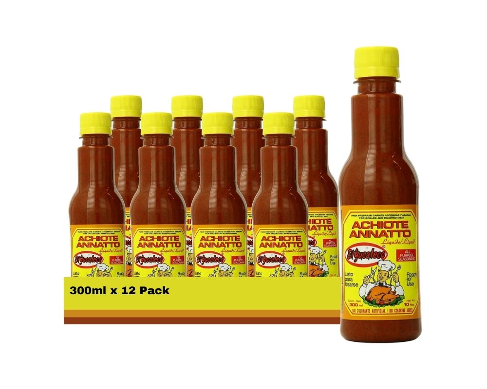 El Yucateco Achiote Liquid 300Ml (Case of 12)