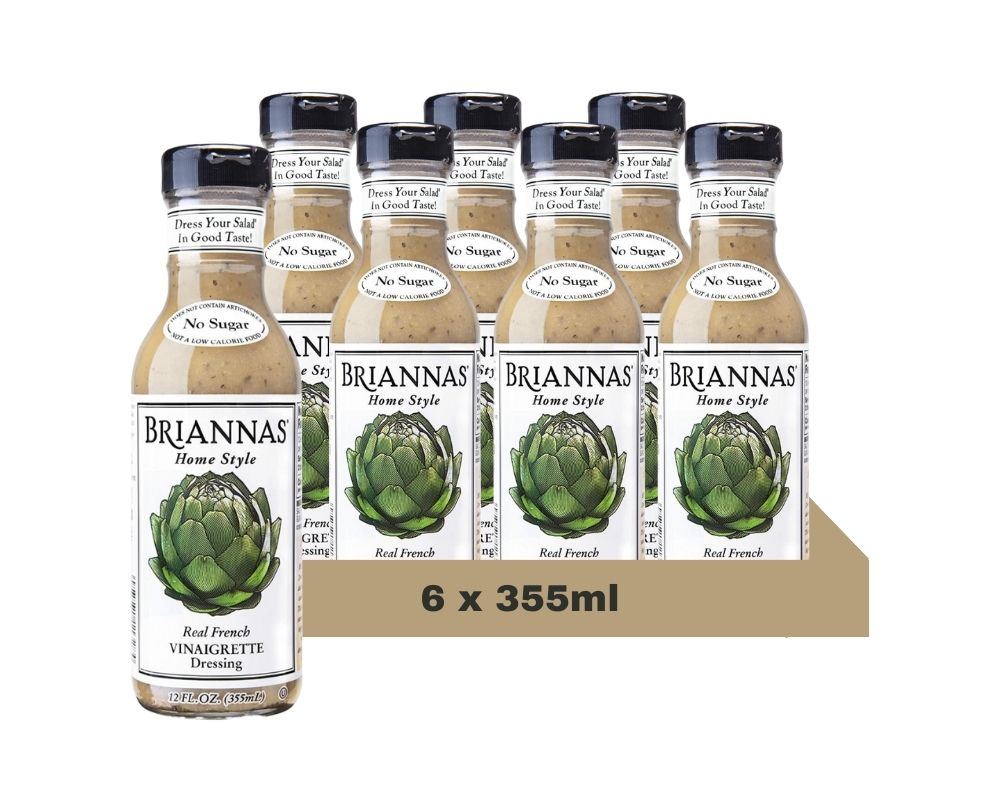 Briannas Real French Dressing 355Ml (Case of 6)