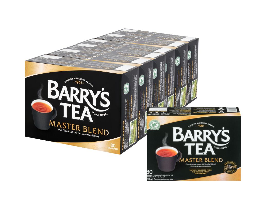 Barrys Master Blend Teabags 80S (250G) (Case of 6)