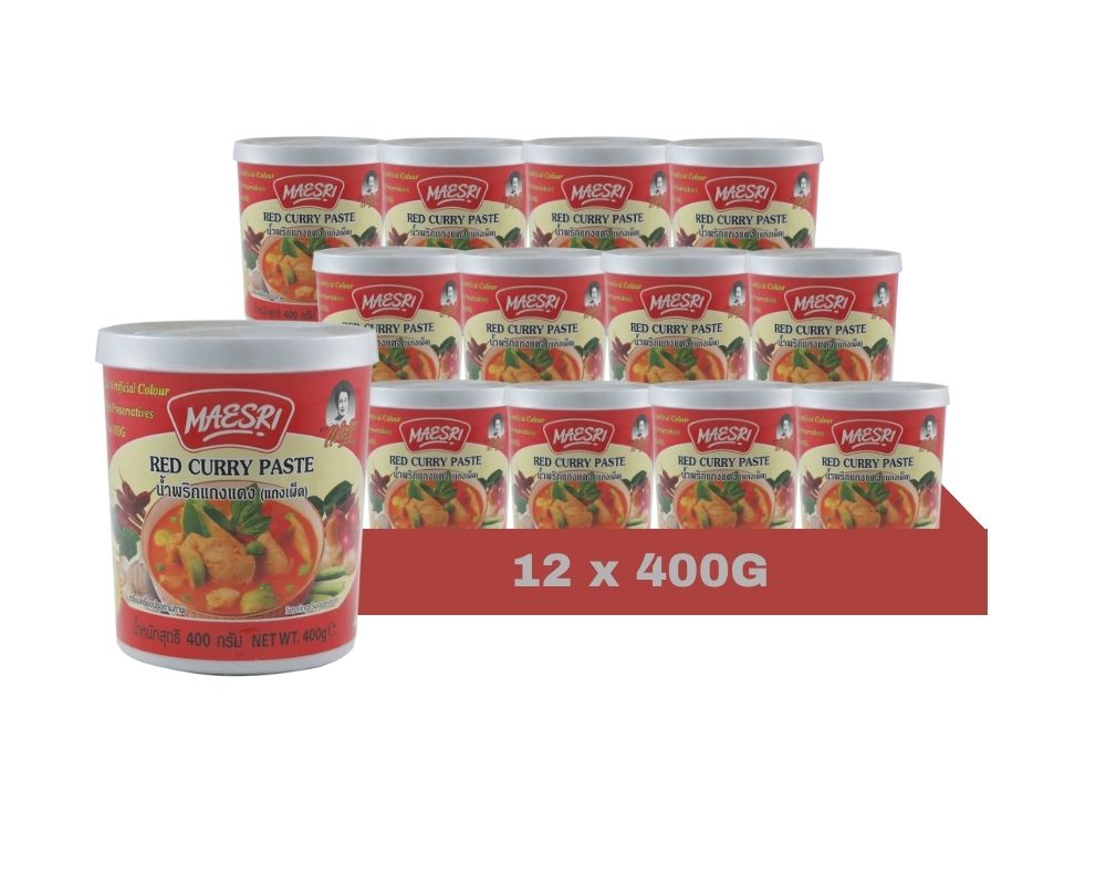 Mae Sri Curry Paste Red 400G (Case of 12)