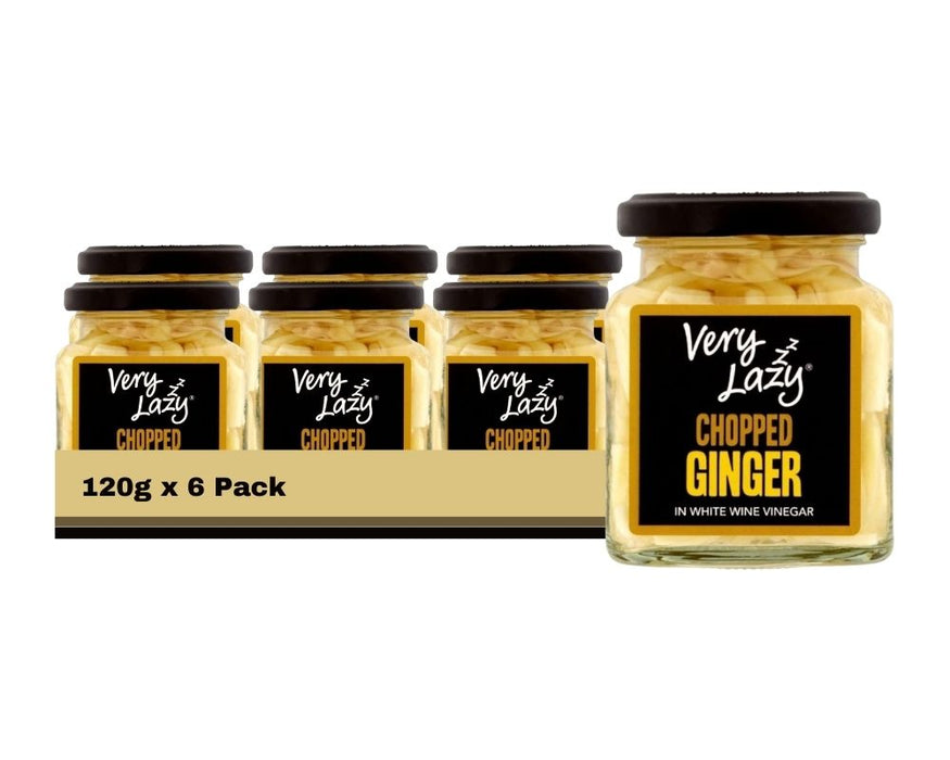 Very Lazy Chopped Ginger 190G (Case of 6)