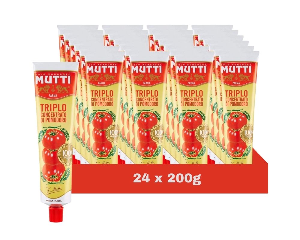 Mutti Triple Concentrate Tomato Puree 200G (Case of 24)