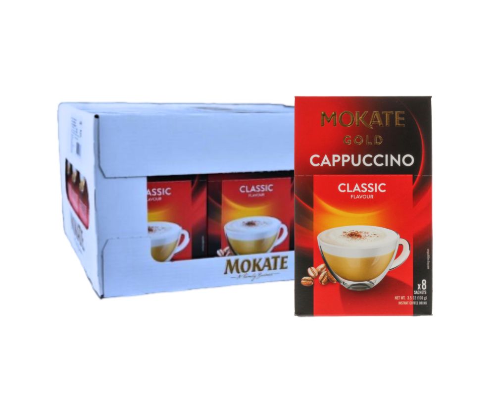 Mokate Gold Cappuccino Classic (8x12.5G) (Case of 12)