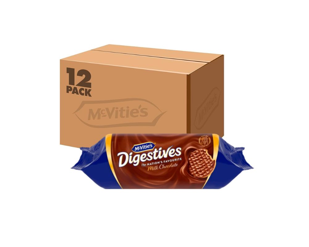 McVitie's Milk Chocolate Digestives 266G (Case of 12)