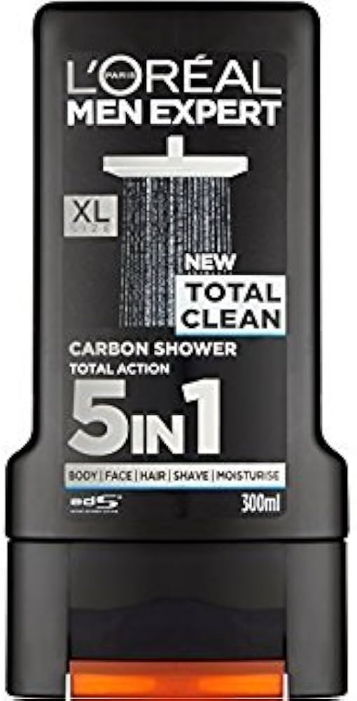 L'Oreal Men Expert 5in1 Total Clean Shower Gel 300ML