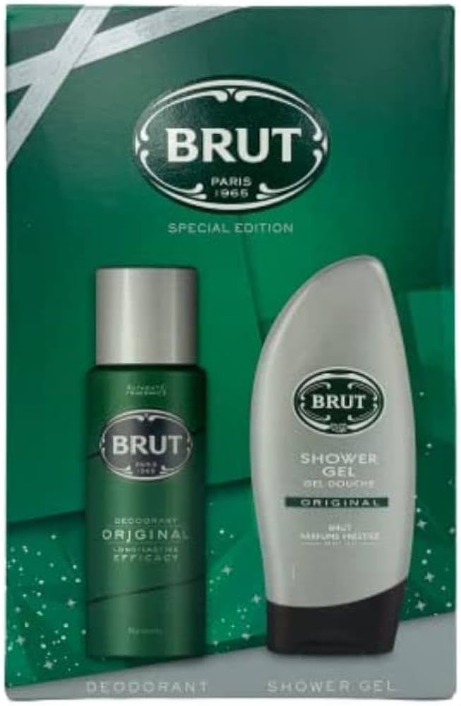 Brut Set Original 2PC (200ml Deodorant Spray & 250ML Shower Gel)