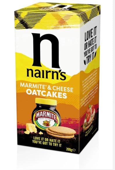 Nairn's Marmite & Cheese Oatcakes 200G