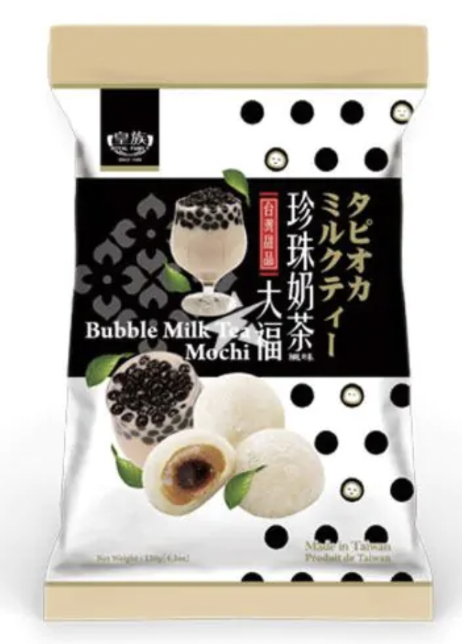 Royal Family DaiFuku Bubble Tea Milk Mochi 120G **Expiry Apr 2025**