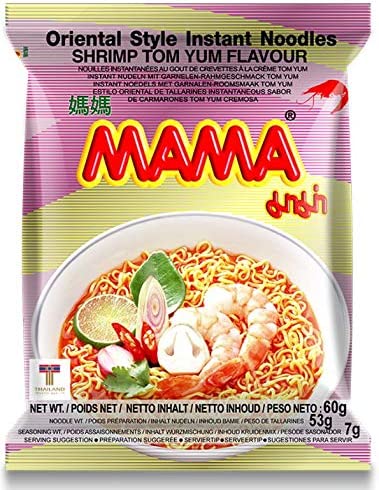 Mama Noodle Tom Yum Shrimp 55G (Case 30)