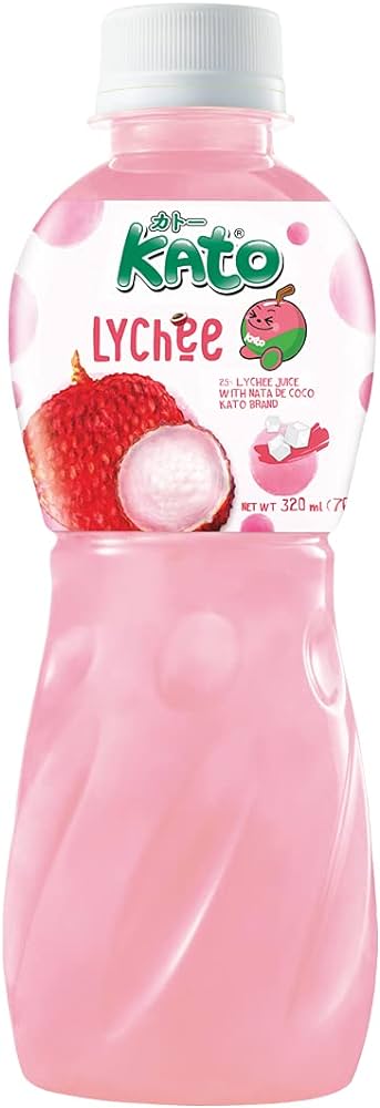 Kato Nata De Coco Lychee Juice 320ml (Case of 24)