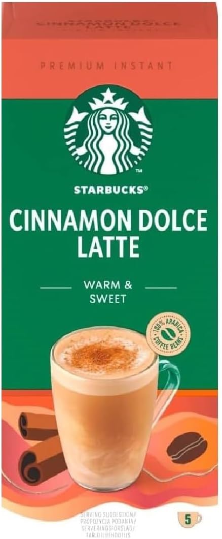 Starbucks Premium Instant Cinnamon Dolce Latte Sachets (5x23.5G)