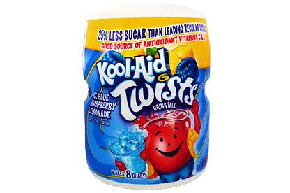 Kool-Aid Drink Mix Twists Ice Blue Raspberry Lemonade 567G