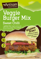 Artisan Grains Sweet Chilli Veggie Burger Mix 200G