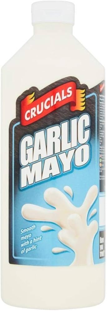 Crucial Garlic Mayonnaise Squeezy Sauce 1L