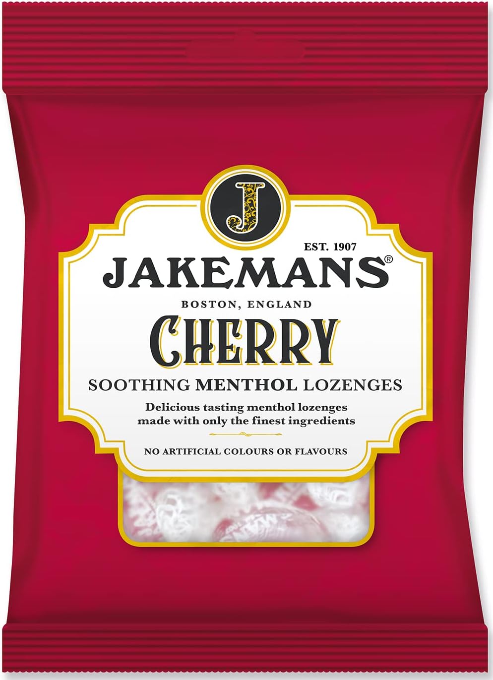 Jakemans Lozenges Cherry 73G (Case of 12)