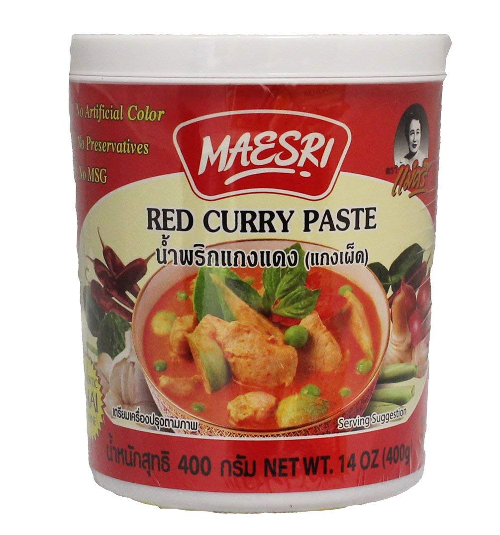 Mae Sri Curry Paste Red 400G (Case of 12)