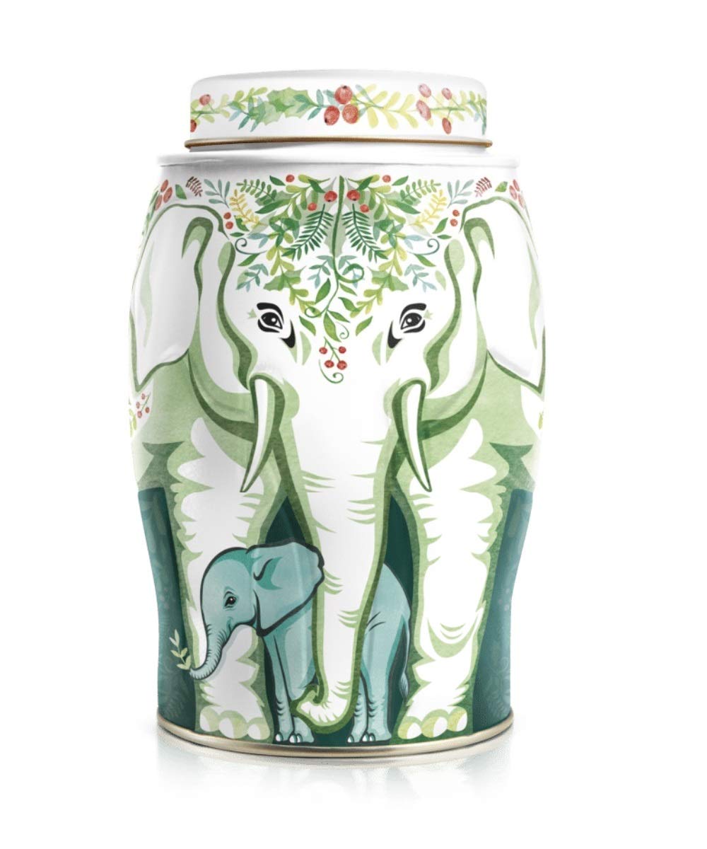 Williamson Tea Elephant Caddy Winter Wreath 40s