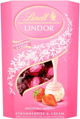 Lindt Lindor Strawberries & Cream Cornet 200G