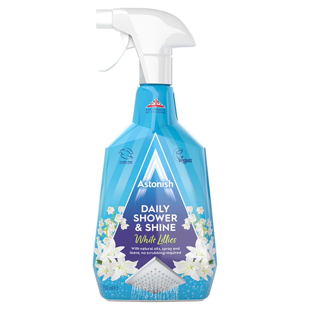 Astonish Daily Shower Shine Trigger (White Lilies) 750ml