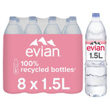 Evian Natural Mineral Water 1.5ltr (Case of 8)