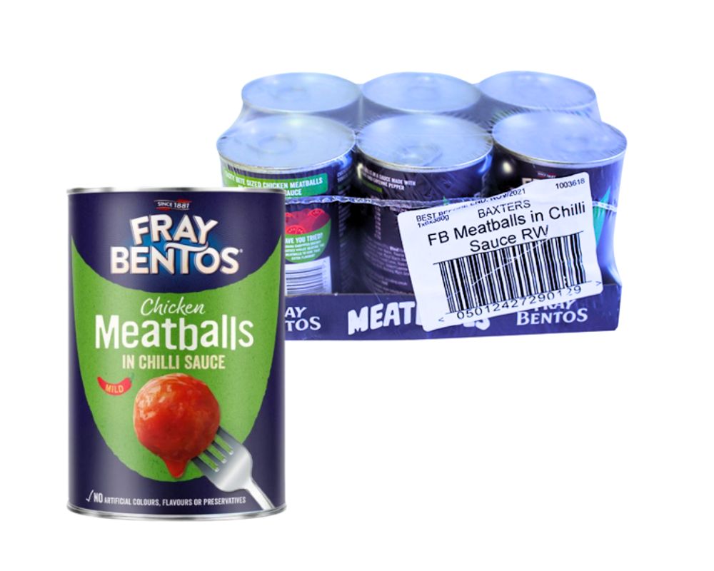 Fray Bentos Meatballs In Chilli Sauce 380G (Case of 6)