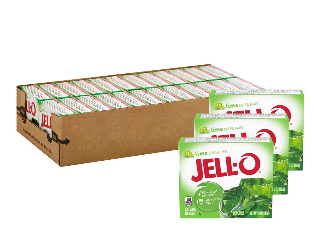 Jell-O Lime Gelatin 3Oz (85G) (Case of 24)