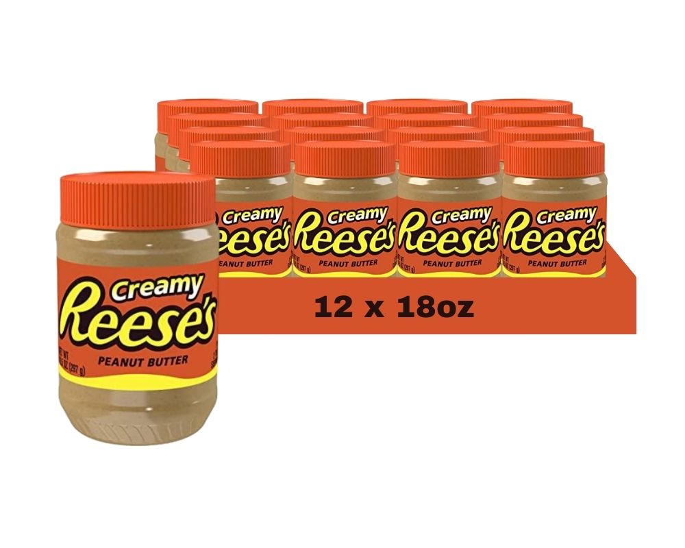 Reese's Creamy Peanut Butter 18oz (Case of 12)