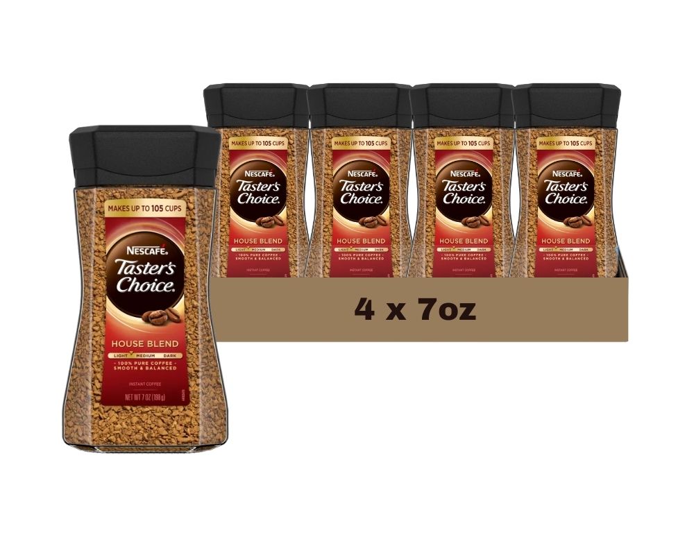 Nescafe Taster's Choice House Blend Glass 7oz (Case of 4)