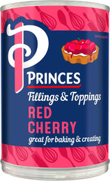 Princes Red Cherry Fruit Filling Tin 410G (Case of 6)