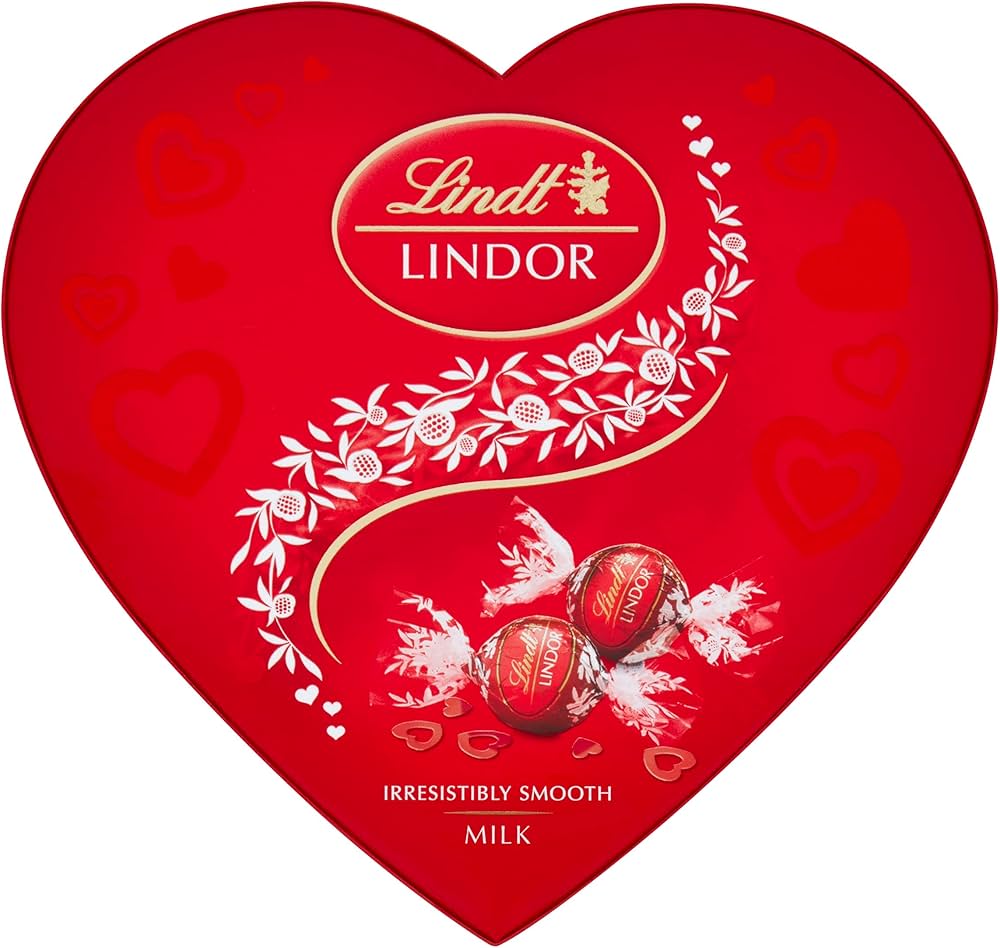 Lindt Lindor Heart Box Milk 200G