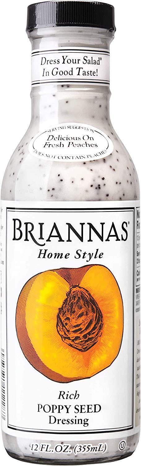 Briannas Rich Poppy Seed Dressing 355Ml - World Food Shop