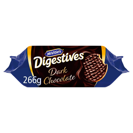 McVitie's Dark Chocolate Digestives 266G (Case of 12)